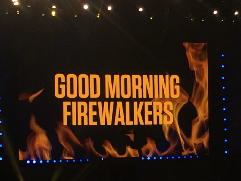 Tony Robbins Firewalk