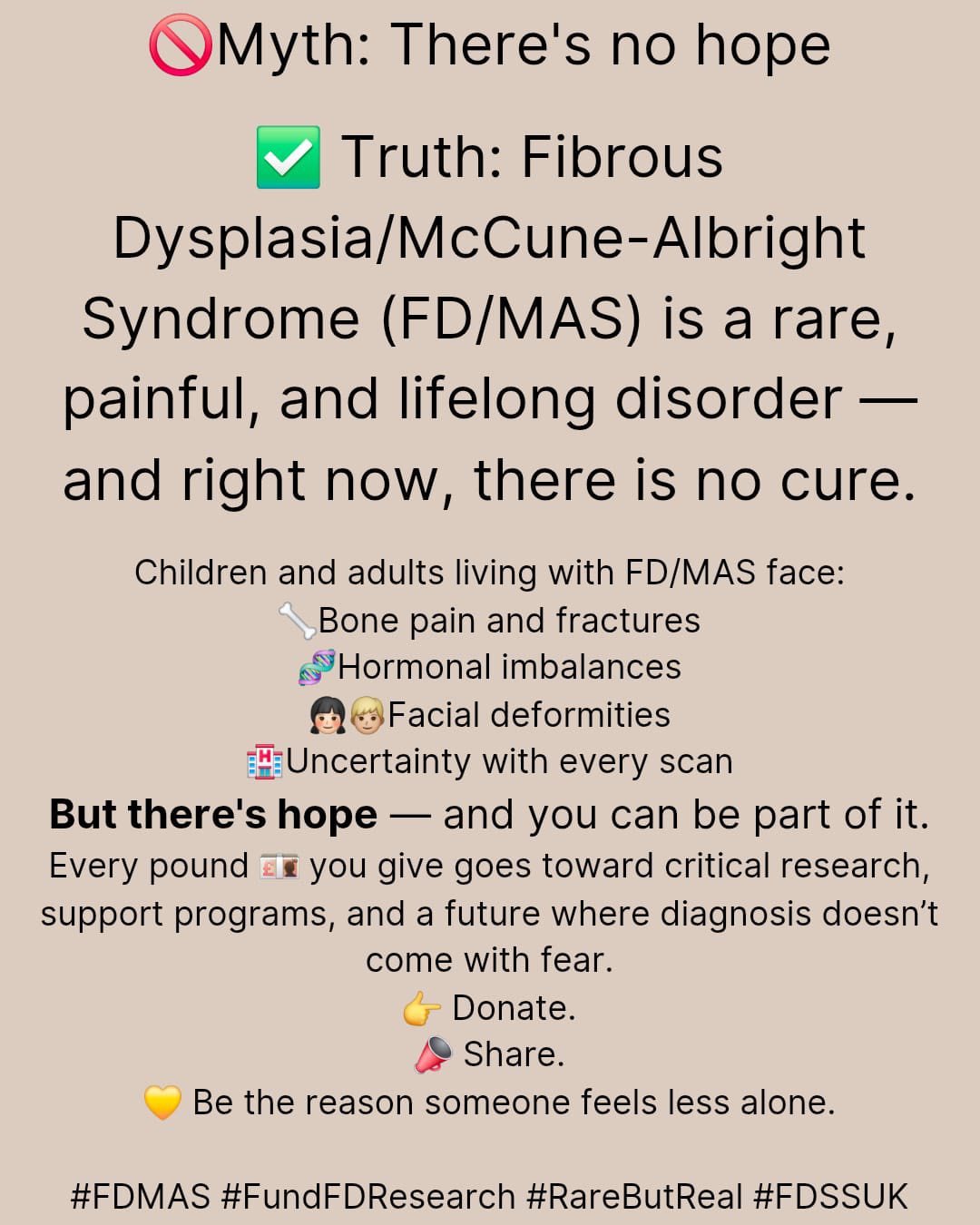 FDMAS lifelong and painful with no cure